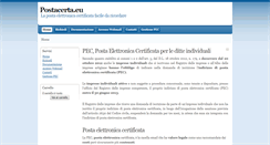Desktop Screenshot of postacerta.eu